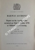 Railway Accident - Report on the Accident that occurred on 22nd December 1978 at Milford Level Crossing in the Southern Region British Railways by Department of Transport